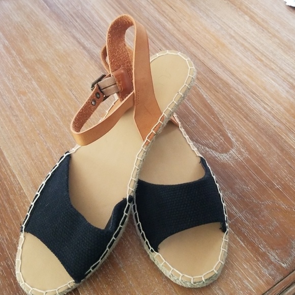 sugar Shoes - SUGAR open toe ankle strap espadrilles size 8.5